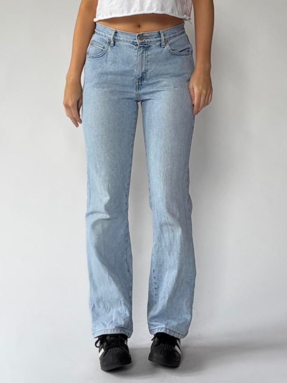 Vintage Jeans Paris Blues Mid Rise Straight Leg